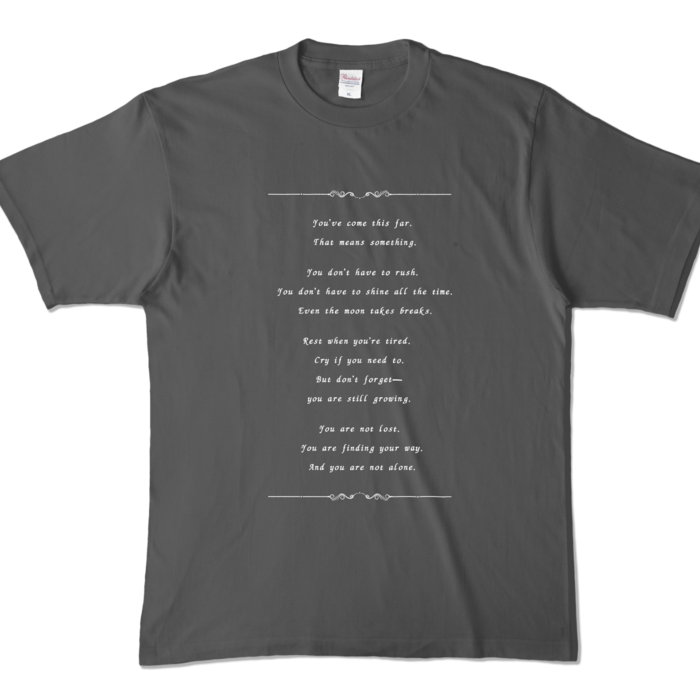カラーTシャツ - XL - チャコール (濃色)