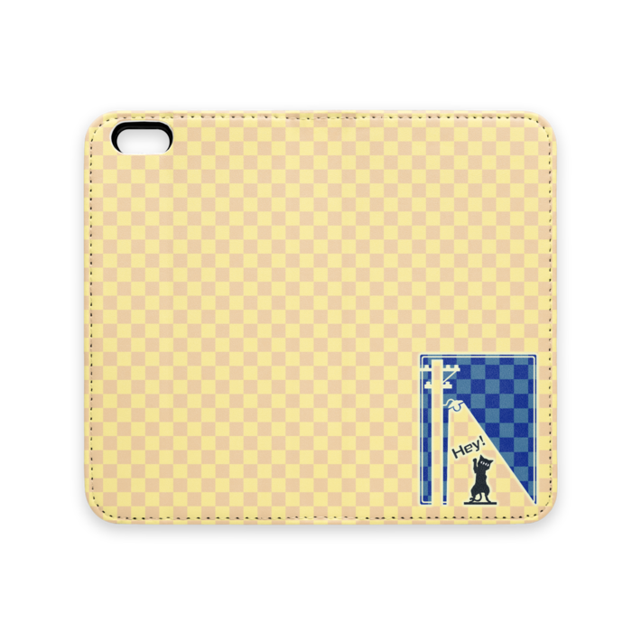 手帳型iPhoneケース(ベルトなし) - iPhone 6 / 6s - ストラップ穴 なし