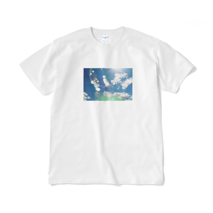 写真プリントTシャツ(シャボン) - XL - ホワイト