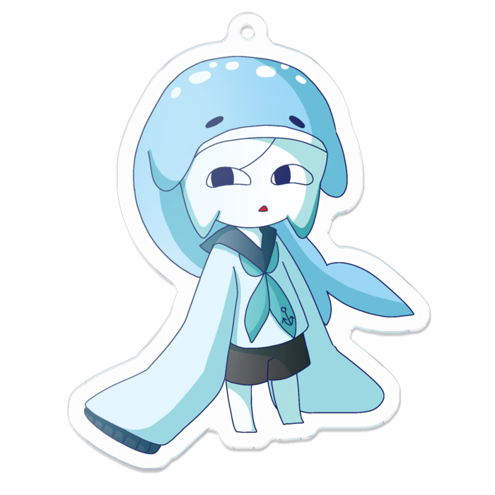 アクリルキーホルダー（コーティング） - 70 x 70 (mm)