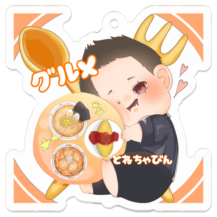 アクリルキーホルダー - 50 x 50 (mm)