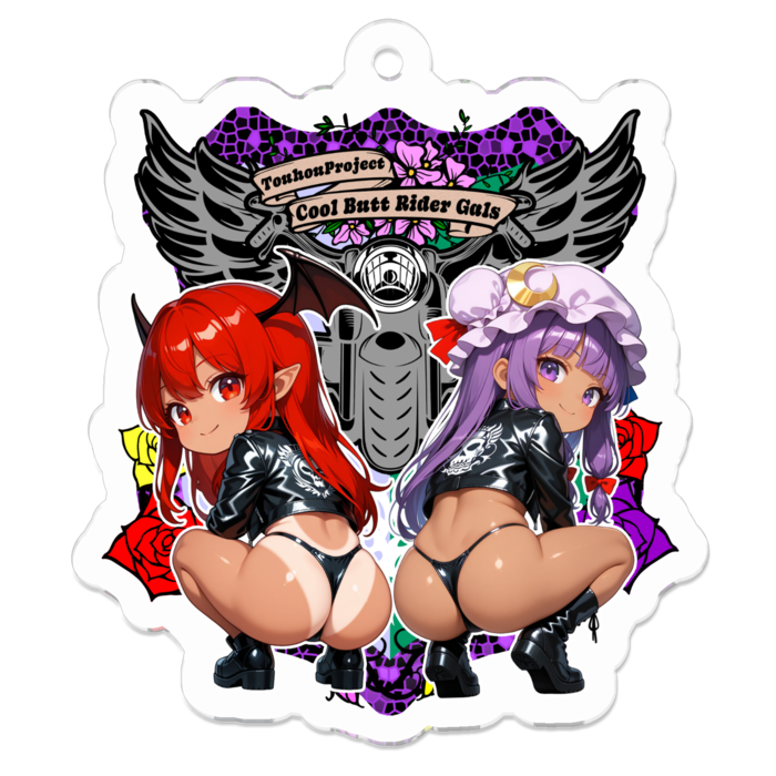 アクリルキーホルダー - 50 x 50 (mm)