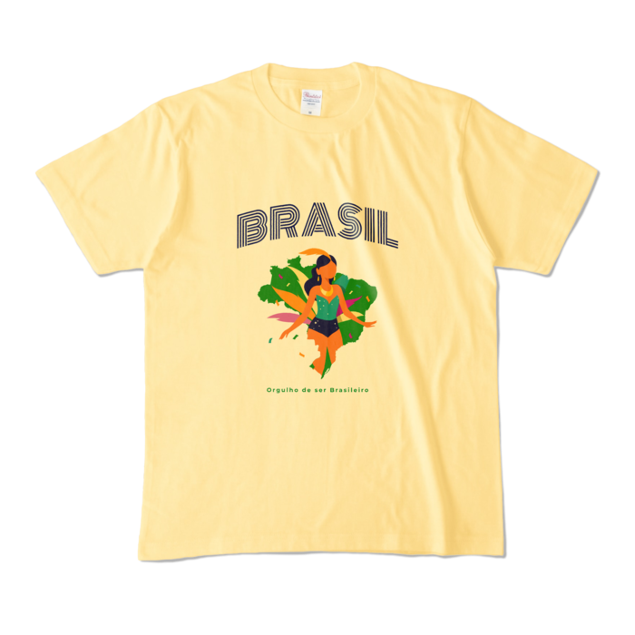 カラーTシャツ - M - ライトイエロー (淡色)