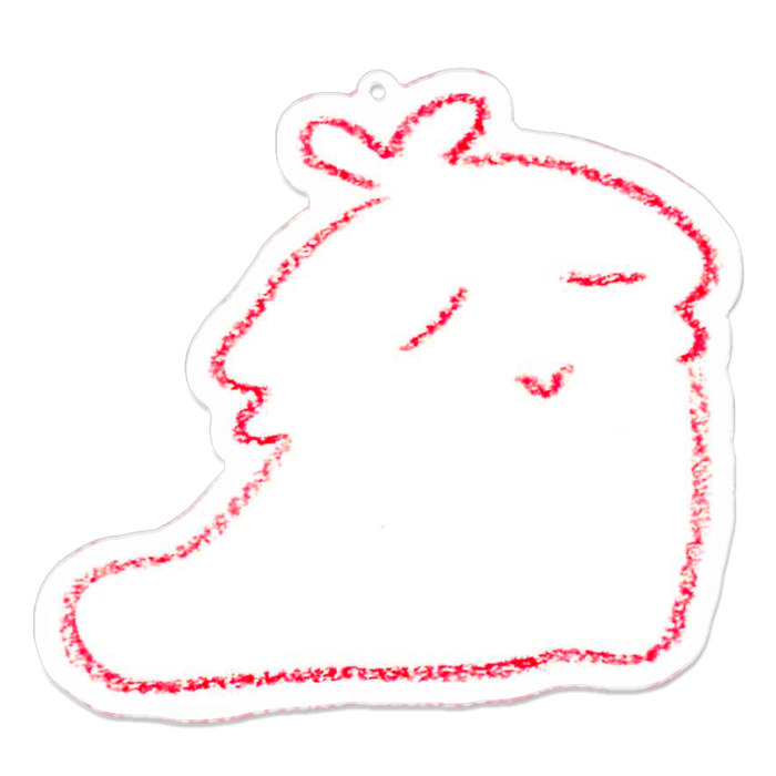 アクリルキーホルダー - 100 x 100 (mm)