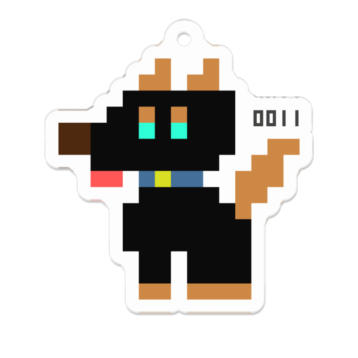 アクリルキーホルダー（コーティング） - 50 x 50 (mm)