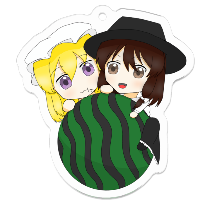 アクリルキーホルダー - 50 x 50 (mm)