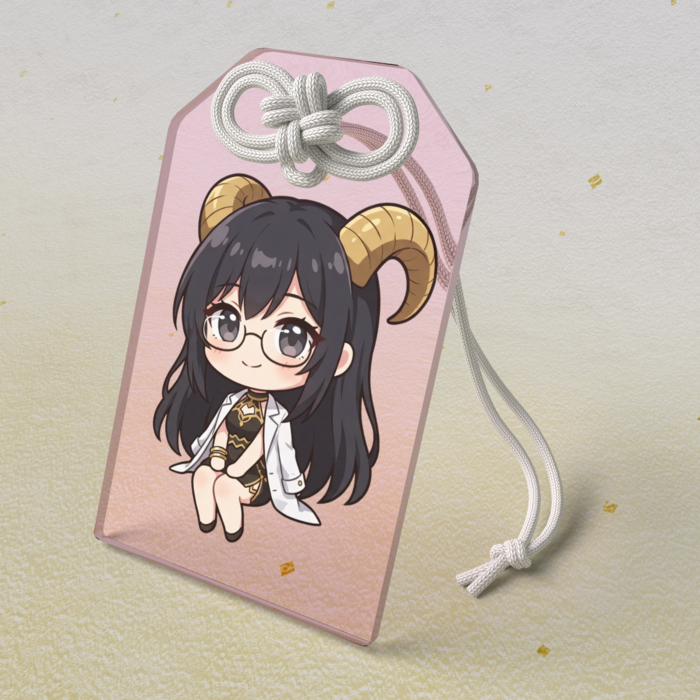 アクリルお守り - 50 × 80mm