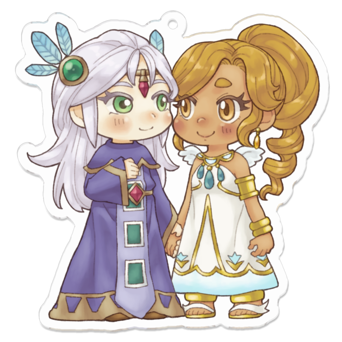 アクリルキーホルダー - 70 x 70 (mm)