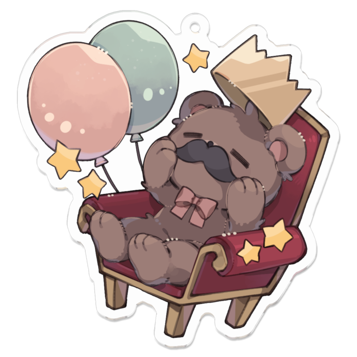 アクリルキーホルダー - 70 x 70 (mm)