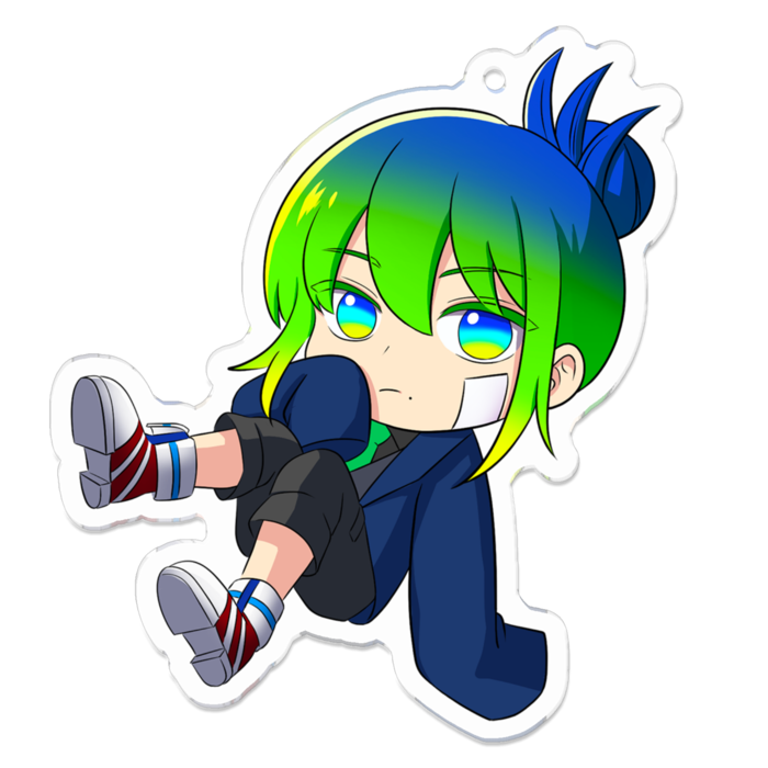 アクリルキーホルダー（コーティング） - 70 x 70 (mm)