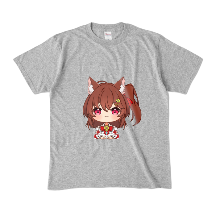 カラーTシャツ - M - 杢グレー (濃色)