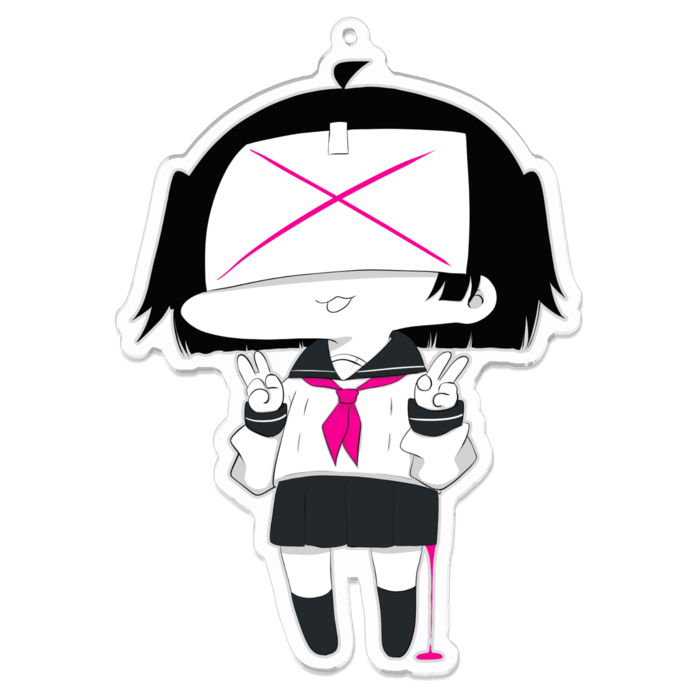 アクリルキーホルダー（コーティング） - 100 x 100 (mm)