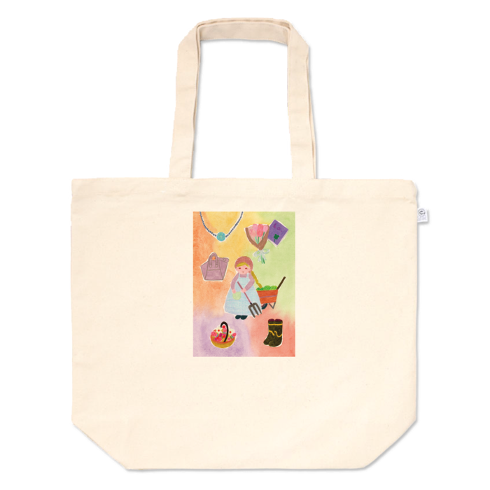 トートバッグ - L - プリント面積中