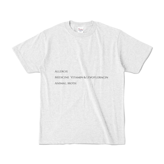 カラーTシャツ - S - アッシュ (淡色)