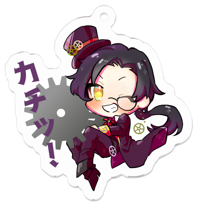 アクリルキーホルダー - 50 x 50 (mm)