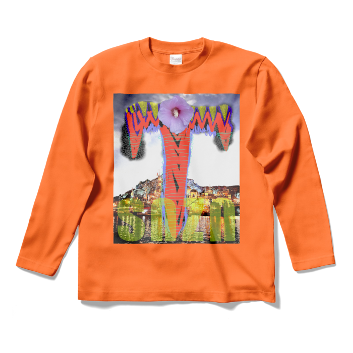 ロングスリーブTシャツ - S - オレンジ