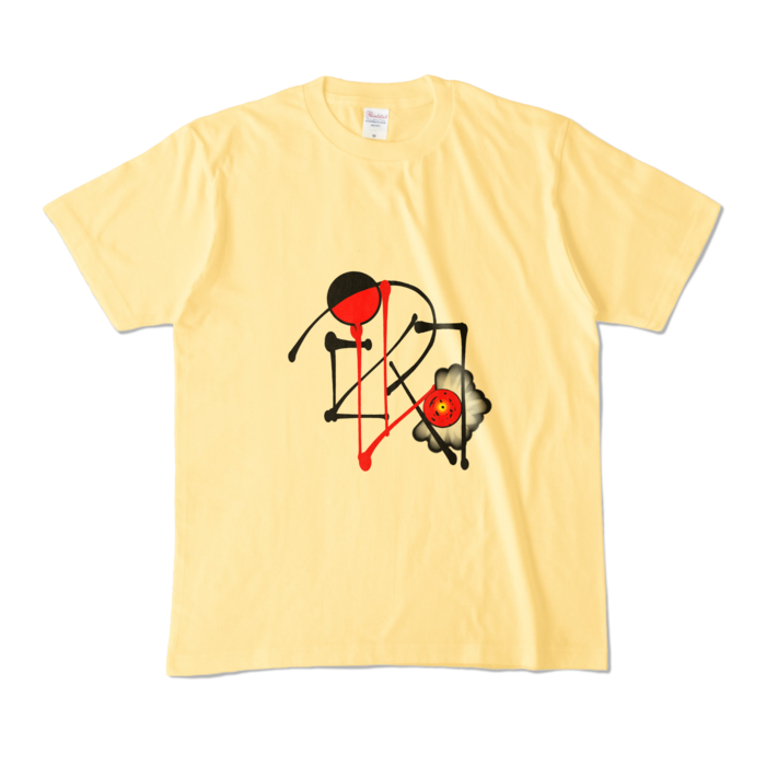 カラーTシャツ - M - ライトイエロー (淡色)
