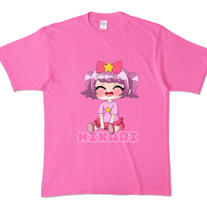 カラーTシャツ - XL - ピンク (濃色)