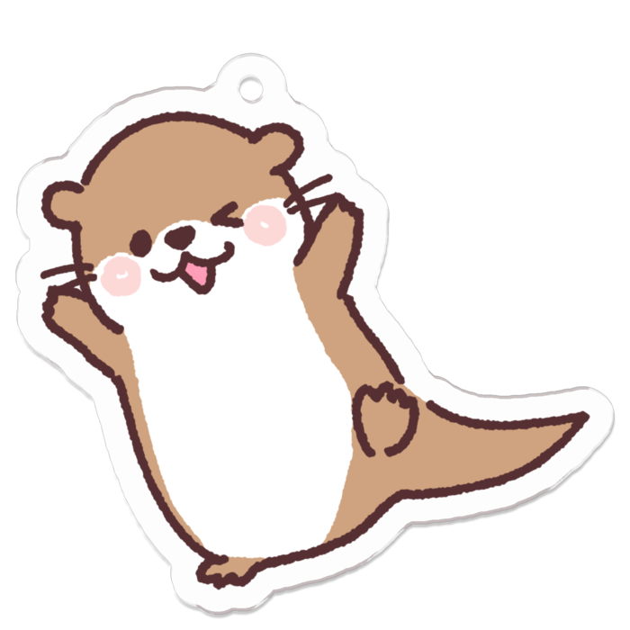 アクリルキーホルダー - 50 x 50 (mm)