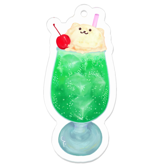 アクリルキーホルダー - 50 x 50 (mm)