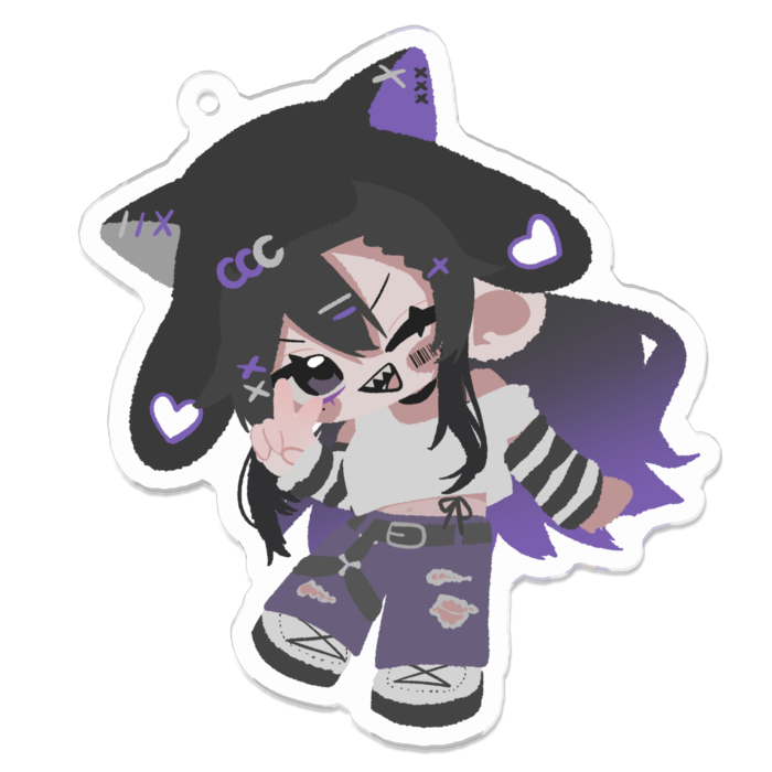 アクリルキーホルダー - 70 x 70 (mm)