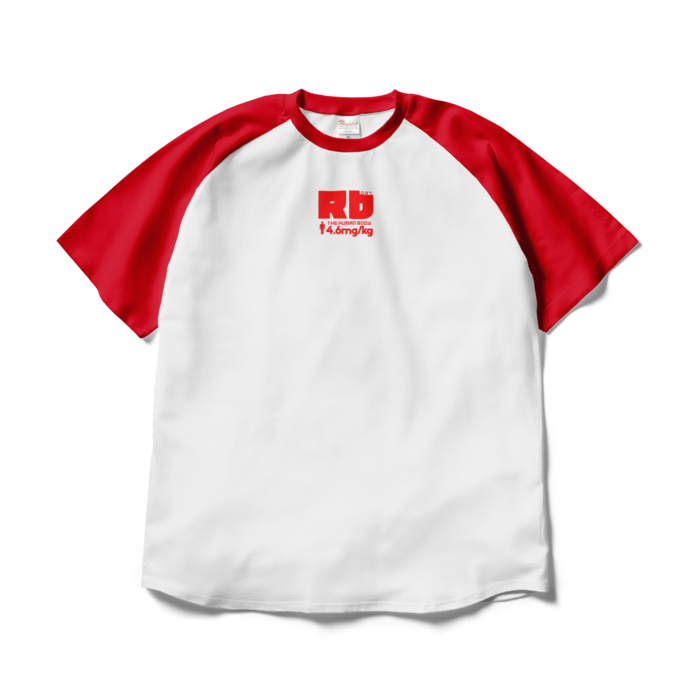 Rb (赤色)_Tシャツ - XL - 正面