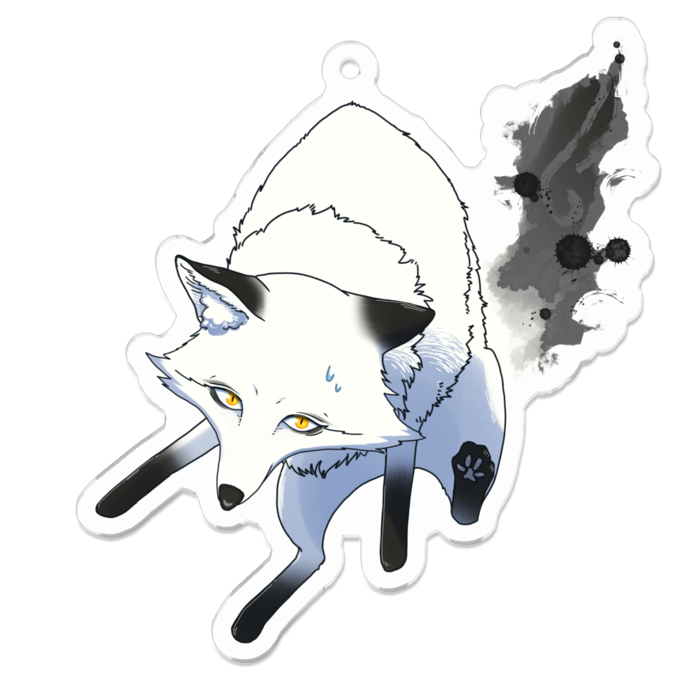 アクリルキーホルダー（コーティング） - 70 x 70 (mm)