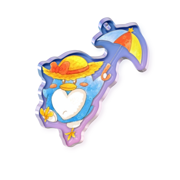 オーロラアクリルキーホルダー -れいん-