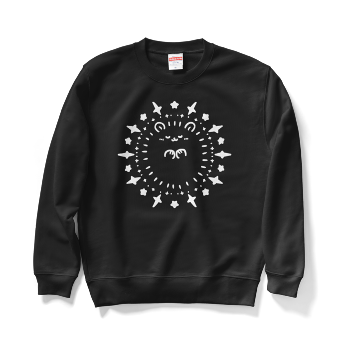 【ホワイト】スウェット - M - ブラック