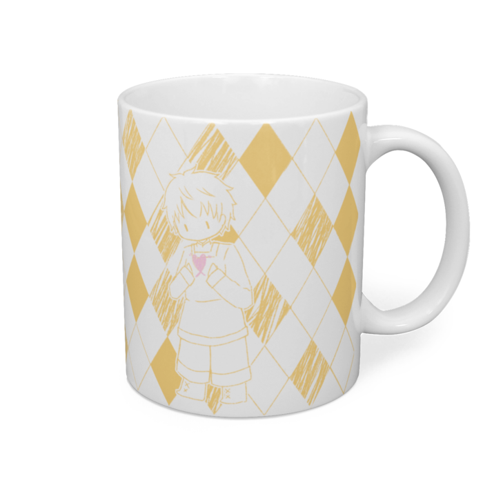 マグカップ(オレンジ) - 直径 8 cm / 高さ 9.5 cm