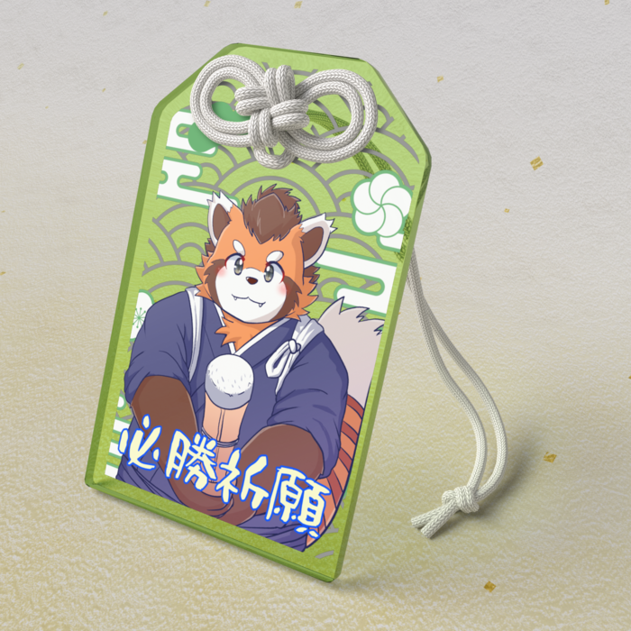 アクリルお守り - 50 × 80mm