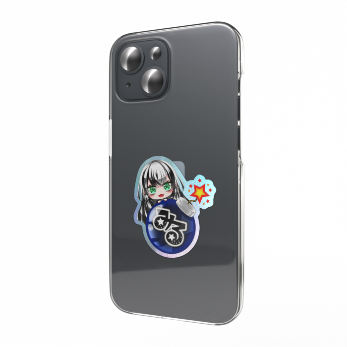 オーロラスマホステッカー - W55 × H91mm 以内