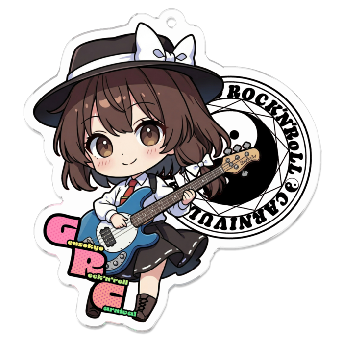 アクリルキーホルダー - 70 x 70 (mm)