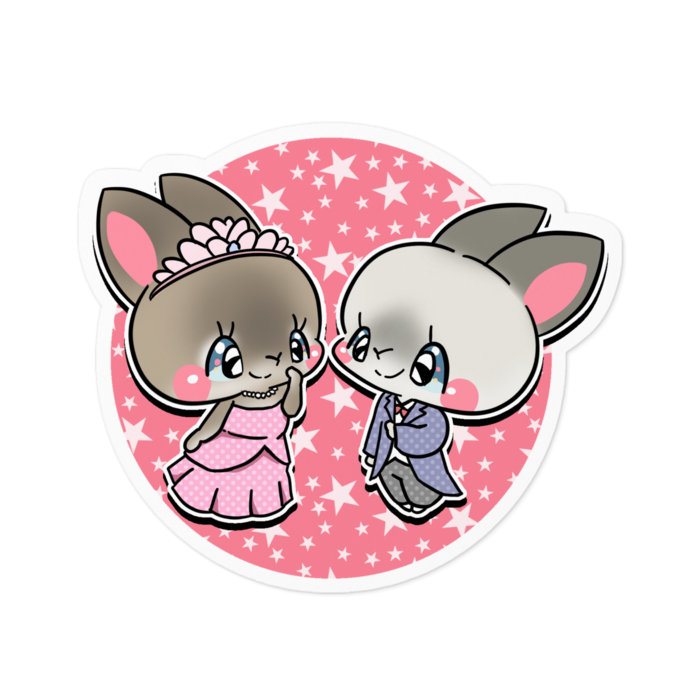 ステッカー - 100 x 100 (mm)