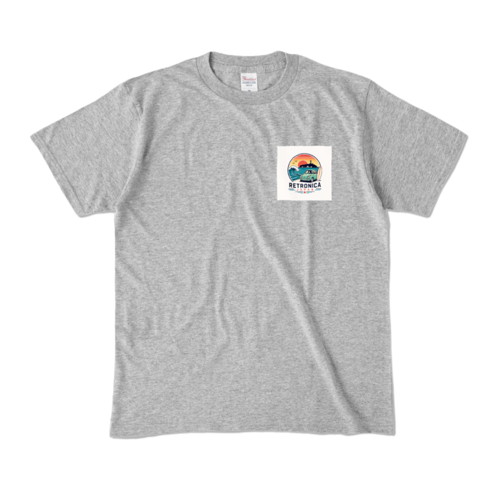 カラーTシャツ - M - 杢グレー (濃色)