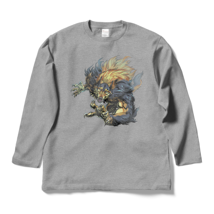 ロングスリーブTシャツ - L - 杢グレー