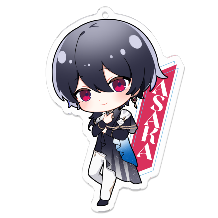 アクリルキーホルダー - SDASAKA（ネームあり） 70 x 70 (mm)