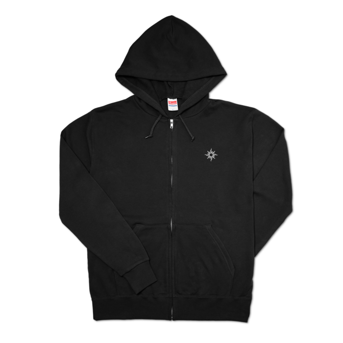 ジップパーカー - L - ブラック(1)