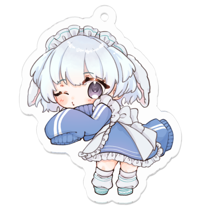 SDイラスト(通常)　アクリルキーホルダー Ver. - 50 x 50 (mm)