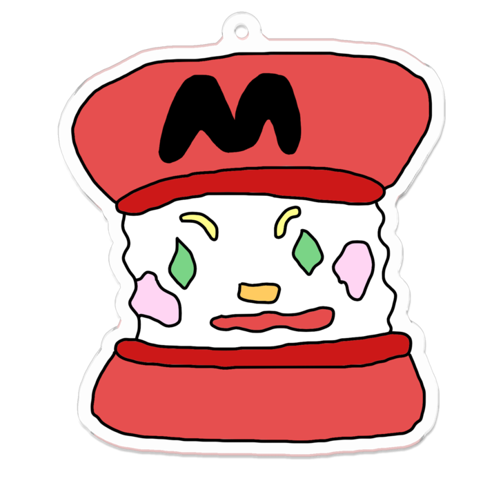 アクリルキーホルダー - 70 x 70 (mm)