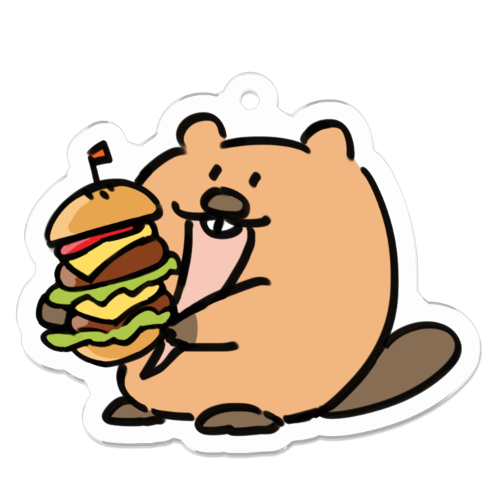 アクリルキーホルダー - 50 x 50 (mm)