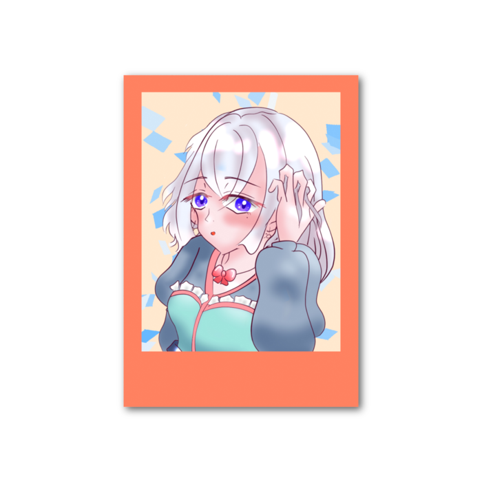 フォト風カード - 縦 - 片面