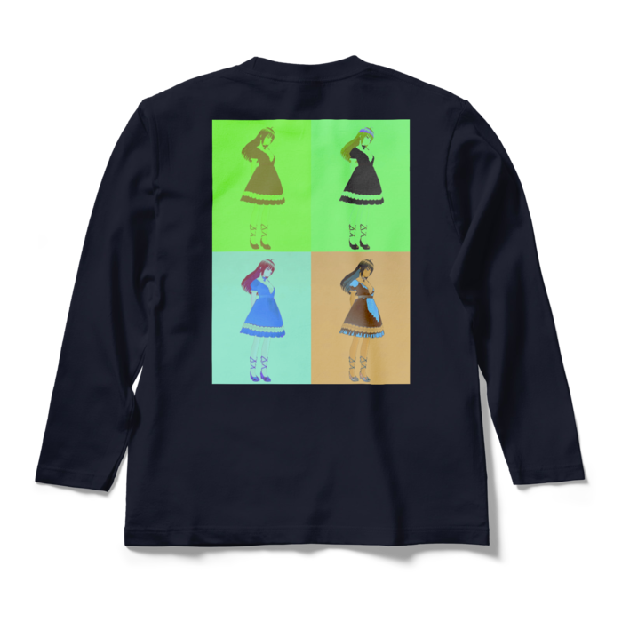 ロングスリーブTシャツ - M - ネイビー