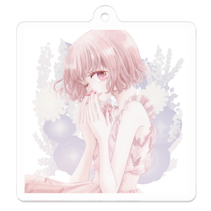 アクリルキーホルダー - 50 x 50 (mm)