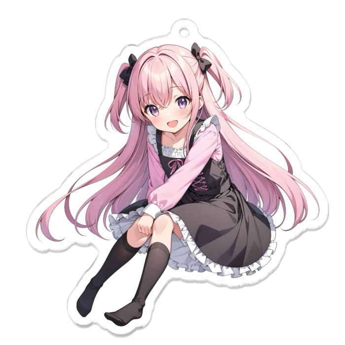 アクリルキーホルダー - 70 x 70 (mm)
