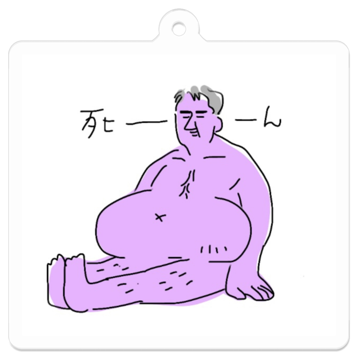 アクリルキーホルダー - 50 x 50 (mm)