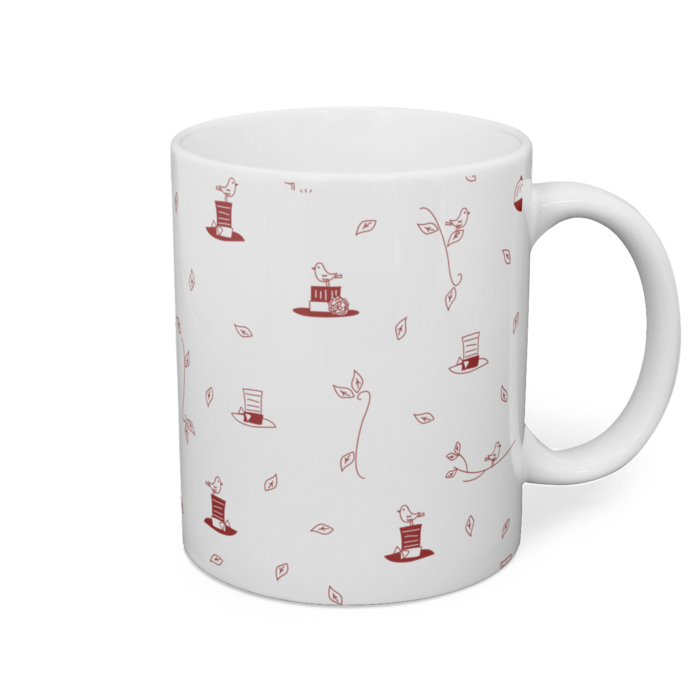 マグカップ - 直径8cm / 高さ9.5cm