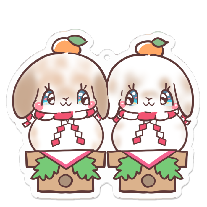 アクリルキーホルダー - 70 x 70 (mm)