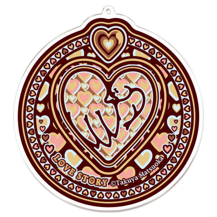 アクリルキーホルダー - 100 x 100 (mm)