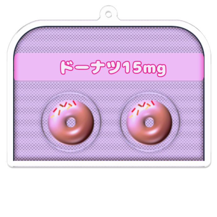 アクリルキーホルダー - 70 x 70 (mm)